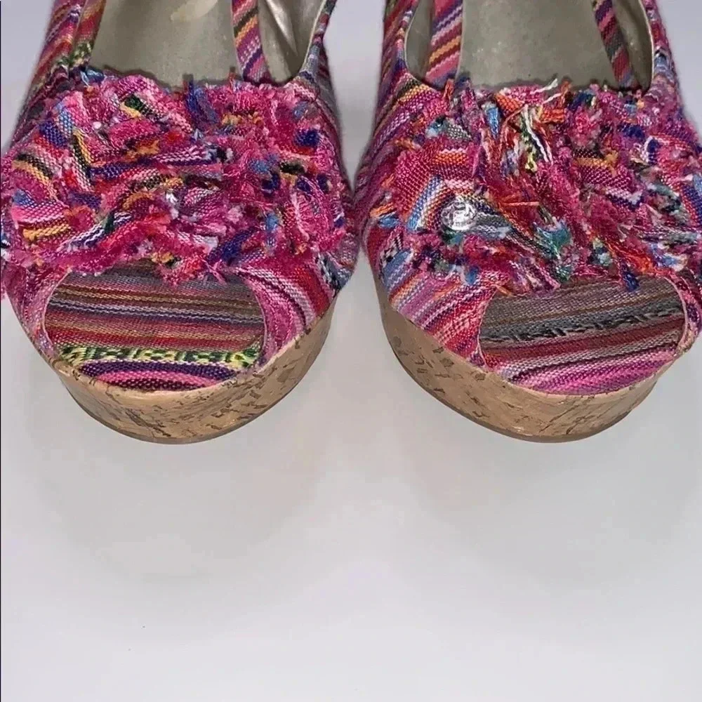 Report “Manhattan” Open Toe Wedges Size 9.5